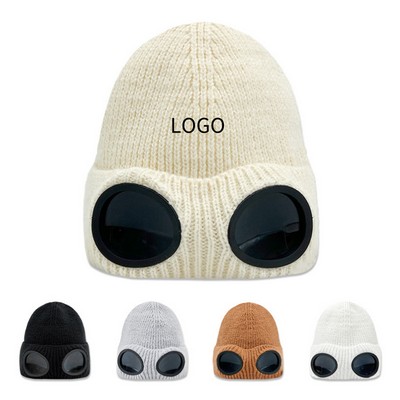Goggles Knit Ski Hat