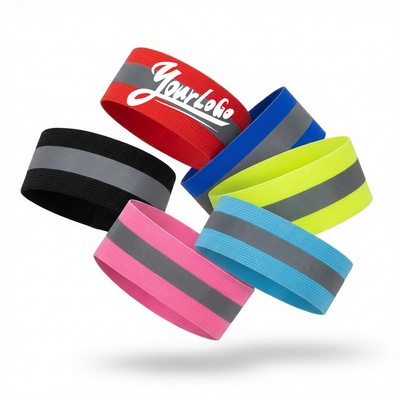 High Visibility Elastic Reflective Safety Armband Ankle Strap