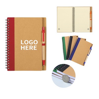 Branded Coil Notebook & Pen Combo