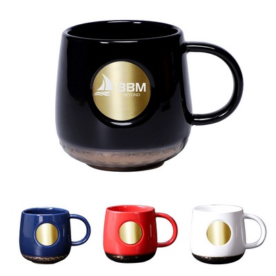 13oz Ceramic Fish Scale Coffee Mug