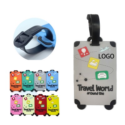 Travel Cartoon Silicone Luggage Tag