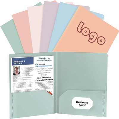 Transparent Dual-Pocket Report Sleeves