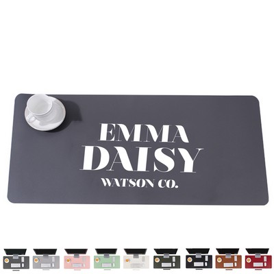 PU Leather Desk Protector Mouse Pad