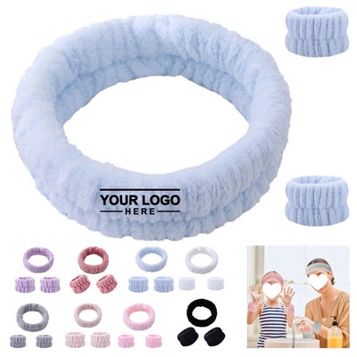 Soft Terry Headband & Wristband Set