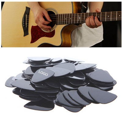 Heavy Solid Black Electric Guitar Picks