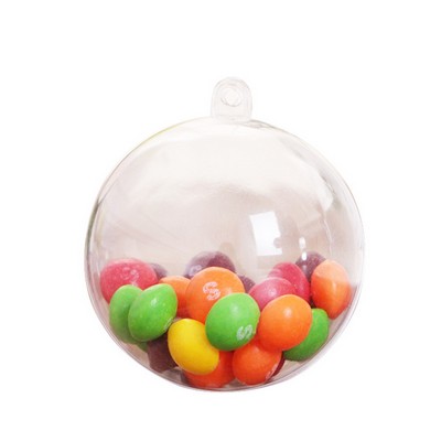 Acrylic Christmas Fillable Ball Ornaments