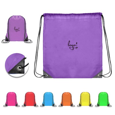 210D Polyester Foldable Waterproof Drawstring Backpack