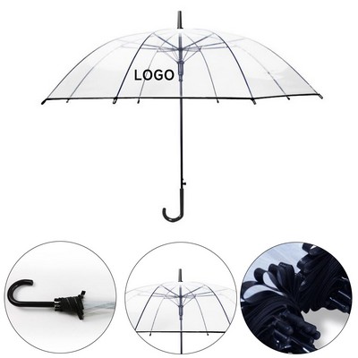 47" Clear Golf Umbrella/Transparent Umbrella