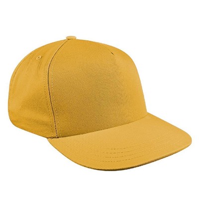 Solid Eyelets Twill Velcro Skate Hat