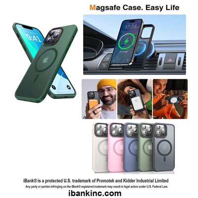 iBank ® MagSafe-Compatible Case for iPhone 17/16/15 Pro, Max, Air