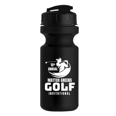 Garyline® Recycled Bike Bottle with Flip-Top Lid - 22 oz.
