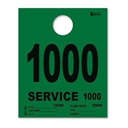 1000-1999 Heavy Brite™ Green Premium Service Dispatch Number