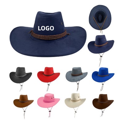 Suede Western Cowboy Hat