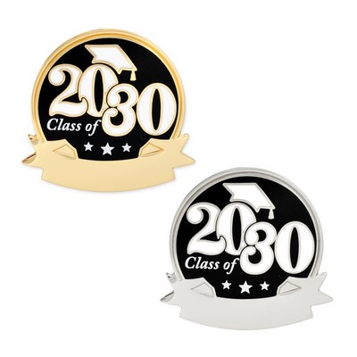 2030 Graduate Engravable Pin - Gold or Silver