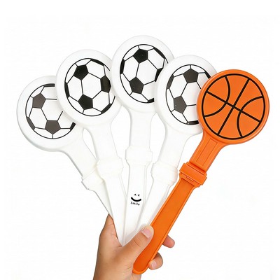 Football Shaped Plastic Hand Clappers