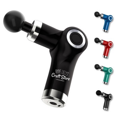 Adjustable Deep Tissue Massage Gun with 4 Heads