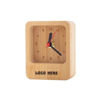 Bamboo Table Clock