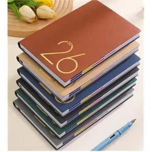 A5 2026 Monthly Weekly Daily Planner Notebbok With Tabs