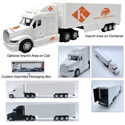 Die Cast Alloy Container Truck Model