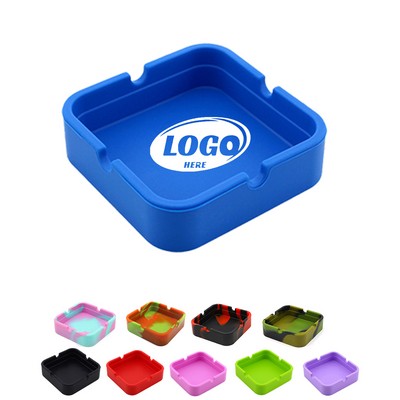Silicone Square Ashtray