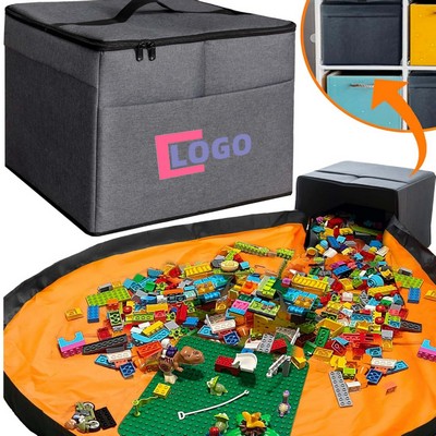 13"x15"x13" Customizable Large Capacity Toy Storage Organizer Box