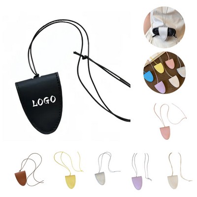 PU Leather Magnetic Sunglasses Holder