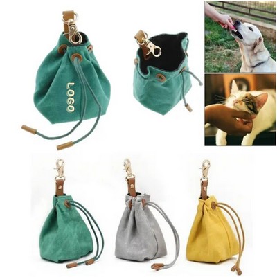 Canvas Dog Waste Bag Dispenser Pouch