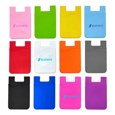 Personalized Silicone Adhesive Phone Wallet