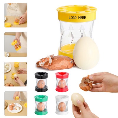 Hand-Crank Egg Peeler