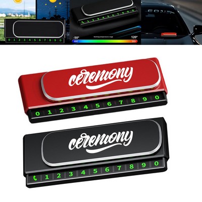 Car Temporary Parking Number Plate