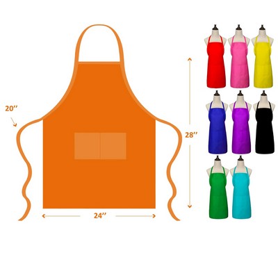 Multicolored Bib Apron
