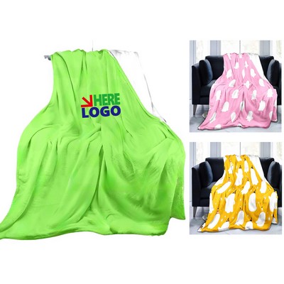 40x29" Digital Print Full Color Fleece Blanket