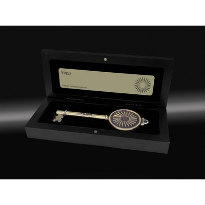 Wooden Box w/Debossed Lid & Luxe Interior