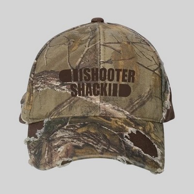 Camo Cap With Fray