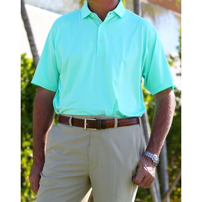 Donald Ross Jupiter- Jersey W/Geometric Placket Design