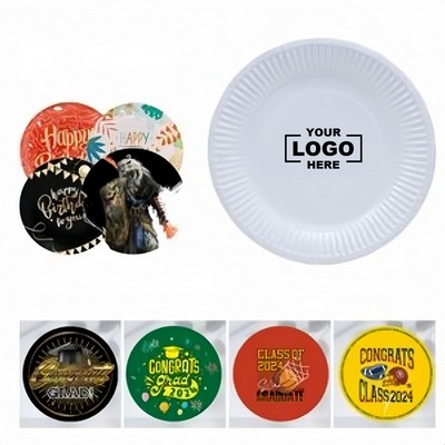 Customizable 9-Inch Disposable Paper Plates