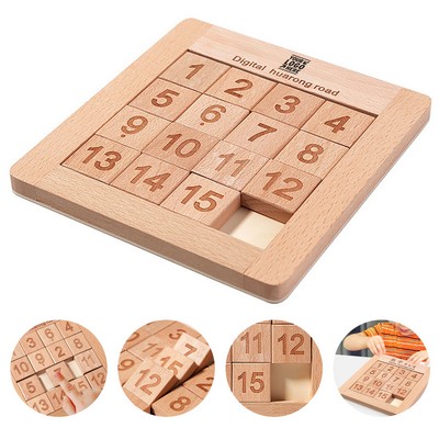 Educational Wooden Number Puzzle
