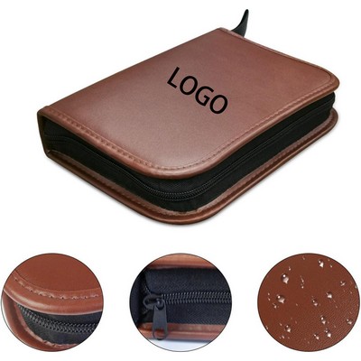 Custom Lightweight Leather Universal Golf Accessory Storage Bag