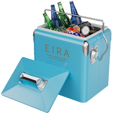 14 QT Insulated Retro Ice Chest Cooler
