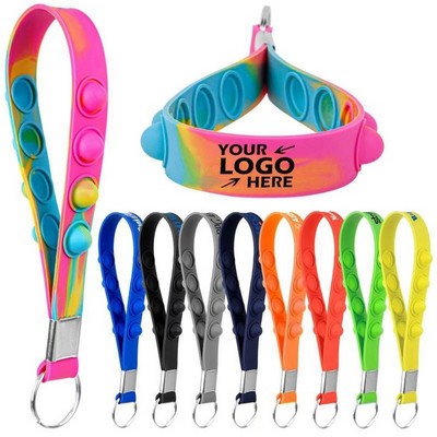 Push Pop Stress Reliever Keychain