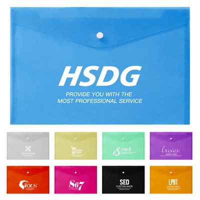 A4 Size Plastic File Folder