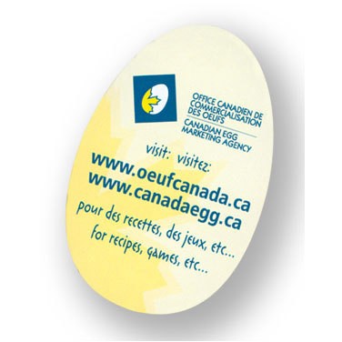 Egg Stock Shape Magnet (3"x2")