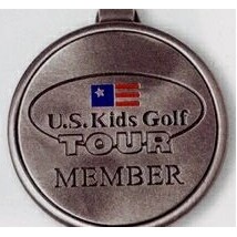 Etched Round Money Clip