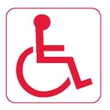 ADA Signage - Wheelchair Accessible (Pictograms Only)