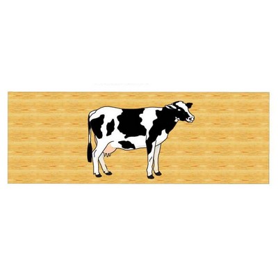 Cow Panoramic Metal Photo Magnet (1 5/8"x4 5/8")