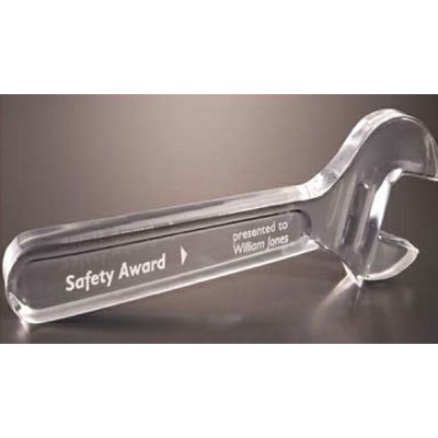 Acrylic Wrench Replica Embedment Award