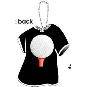 Golf Ball And Tee T-Shirt Zipper Pull