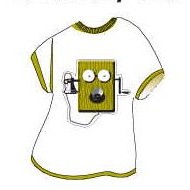 Wind Up Box Phone T-Shirt Lapel Pin