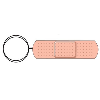Adhesive Bandage Executive Key Chain w/Mirrored Back (2 Square Inch)