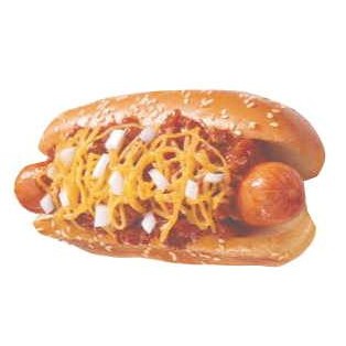 Chili Cheese Dog Promotional Magnet w/ Strip Magnet (4 Square Inch)